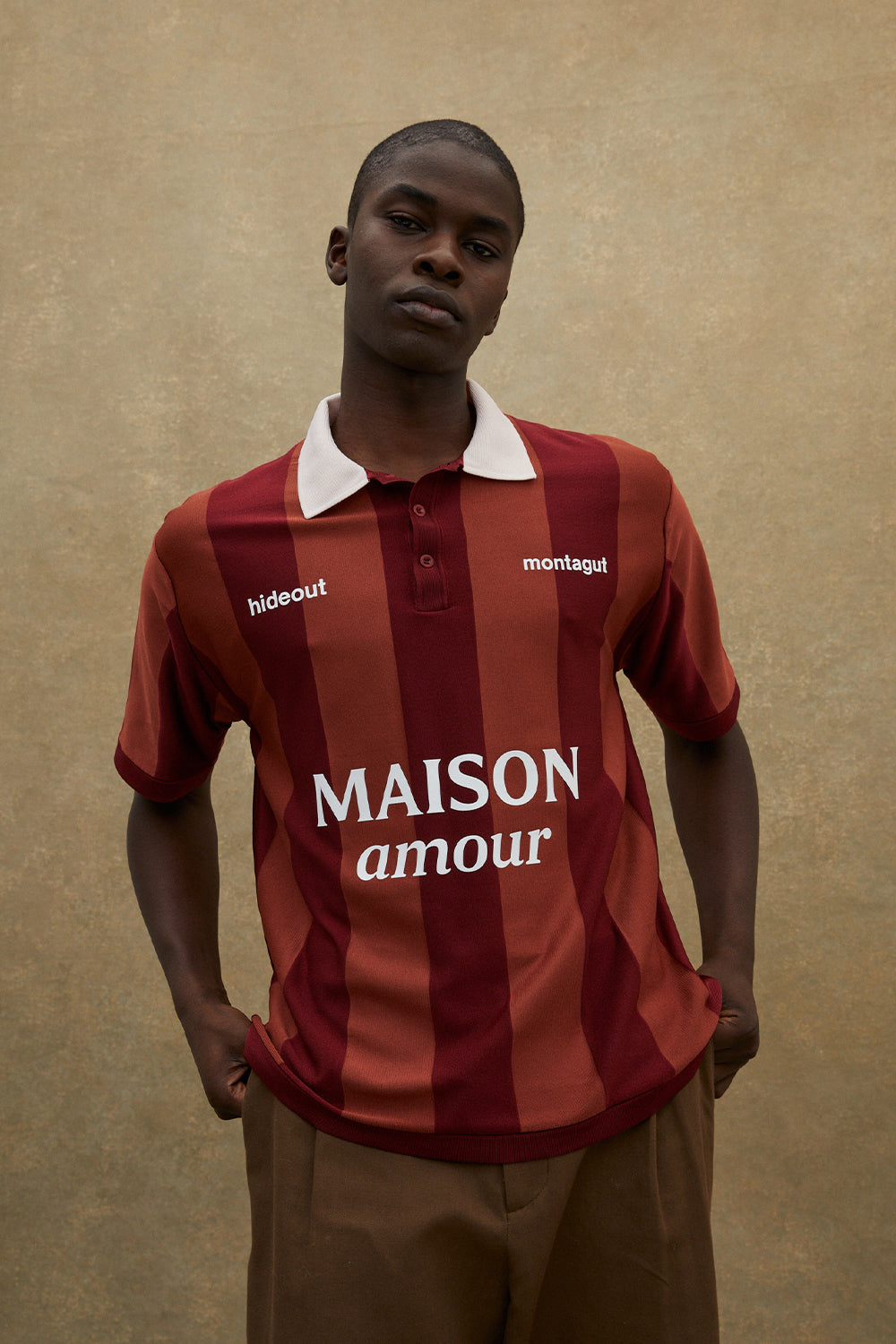 hideout x Maison Montagut Chicago Fil Lumière® Soccer Polo