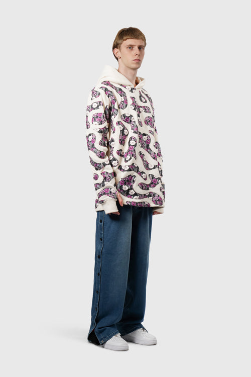 The Hideout Clothing - Opium Poppy Flower Camo Hoodie
