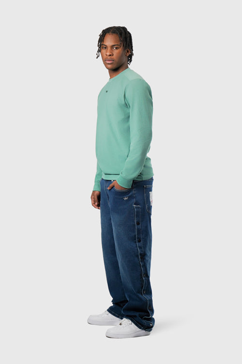 The Hideout Clothing - Waffle Terry Thermal Sweater