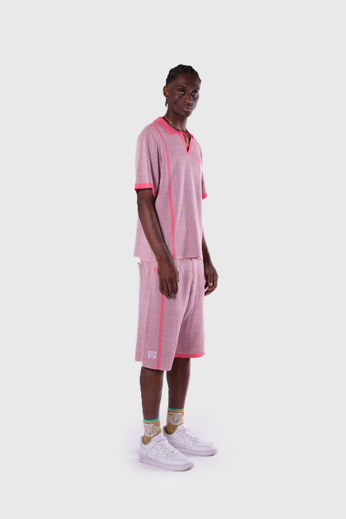 The Hideout Clothing - Racket Club Buttonless Crochet Polo