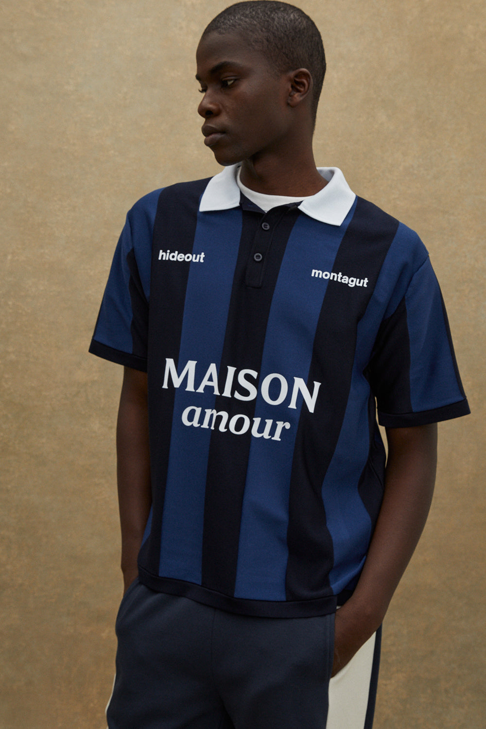 hideout x Maison Montagut Chicago Fil Lumière® Soccer Polo