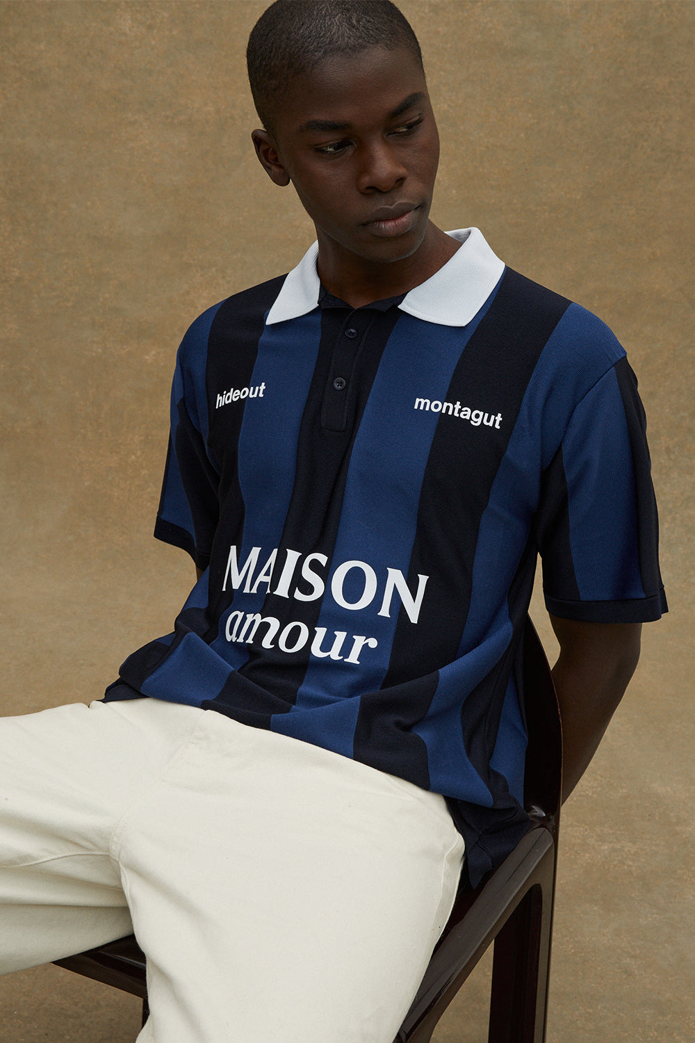 hideout x Maison Montagut Chicago Fil Lumière® Soccer Polo