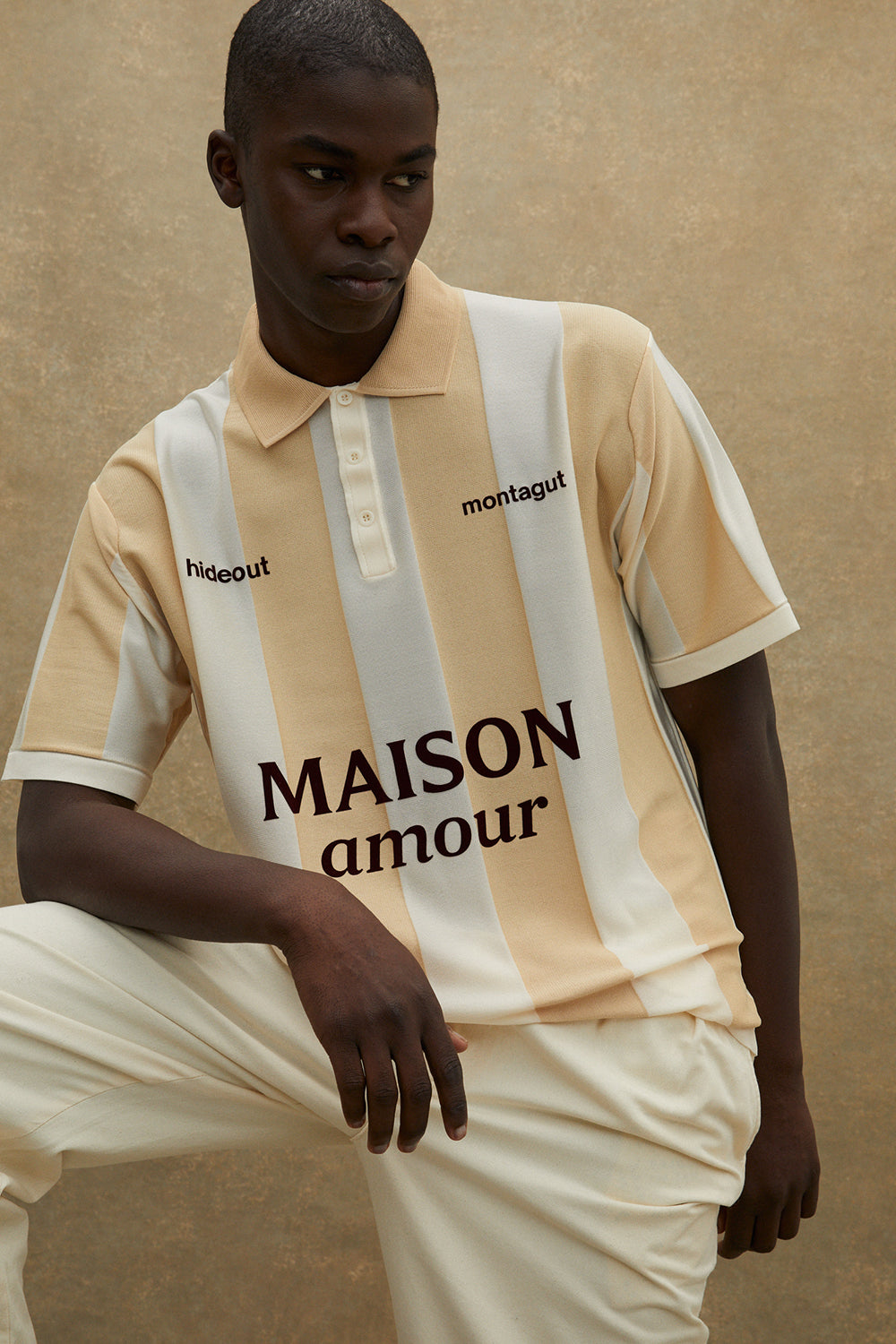 hideout x Maison Montagut Chicago Fil Lumière® Soccer Polo