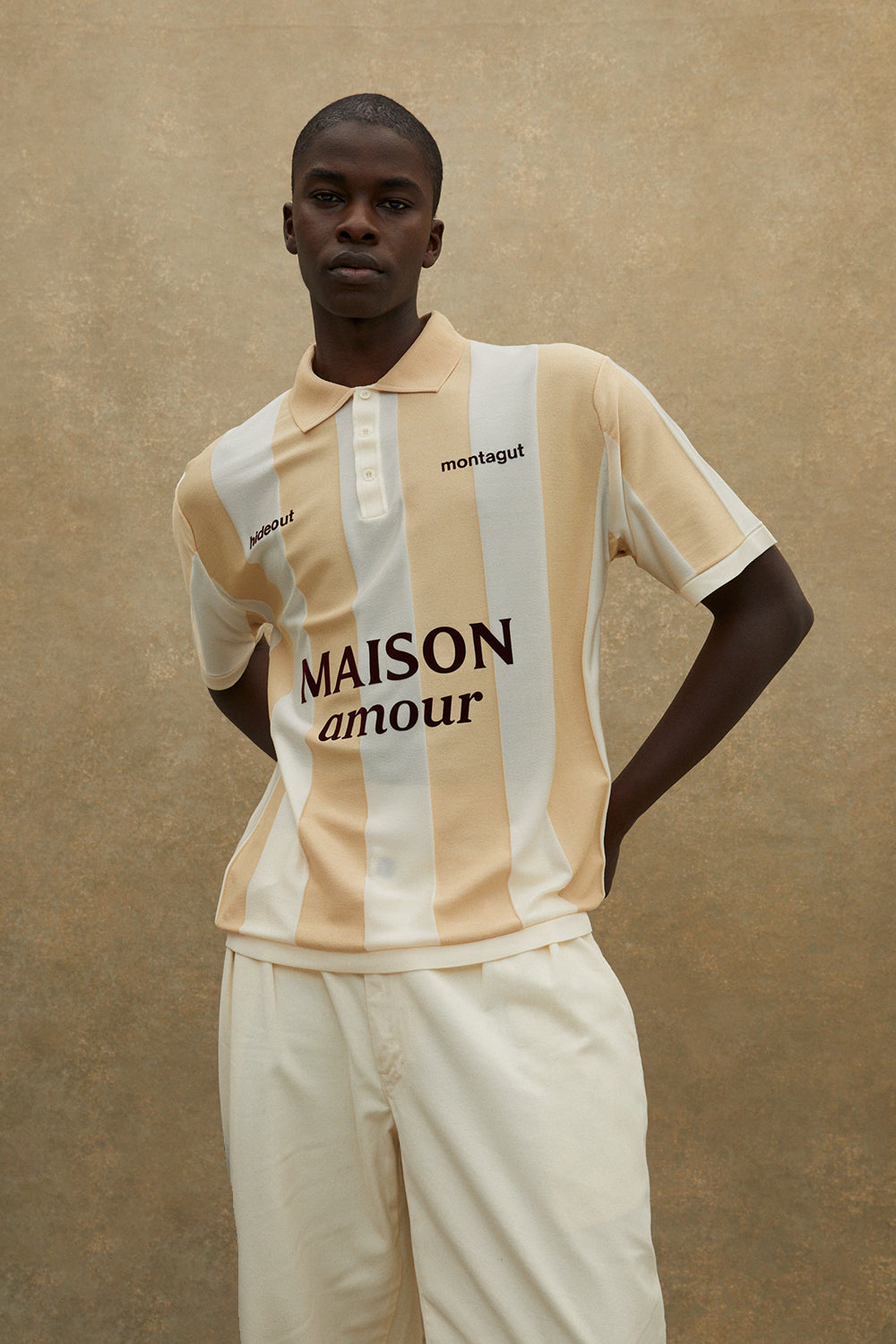 hideout x Maison Montagut Chicago Fil Lumière® Soccer Polo