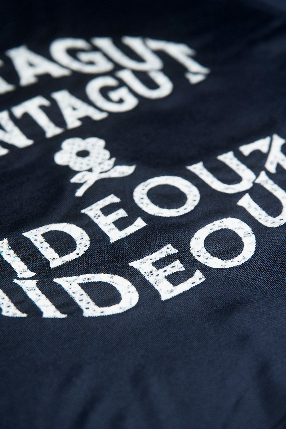 hideout x Maison Caracas Chicago Fil Lumière® Cardigan navy