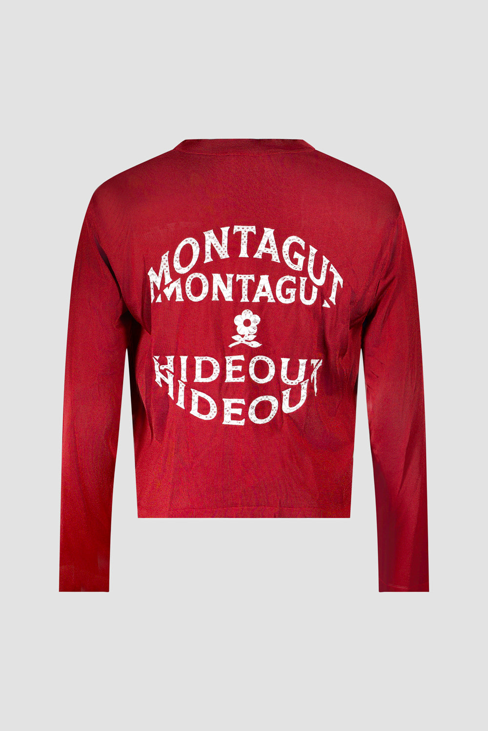 hideout x Maison Caracas Chicago Fil Lumière® Cardigan red
