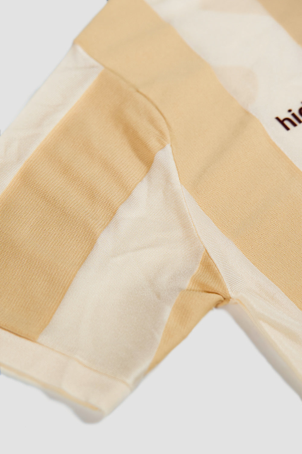 hideout x Maison Montagut Chicago Fil Lumière® Soccer Polo white-cream